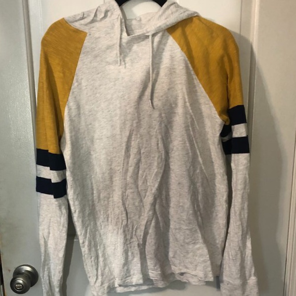 baseball-style hoodie